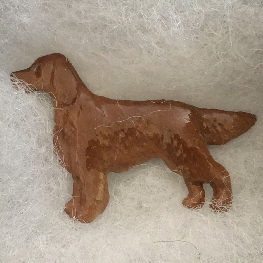 Irish Wolfhound Dog Fine PEWTER PIN Jewelry Art USA Made 